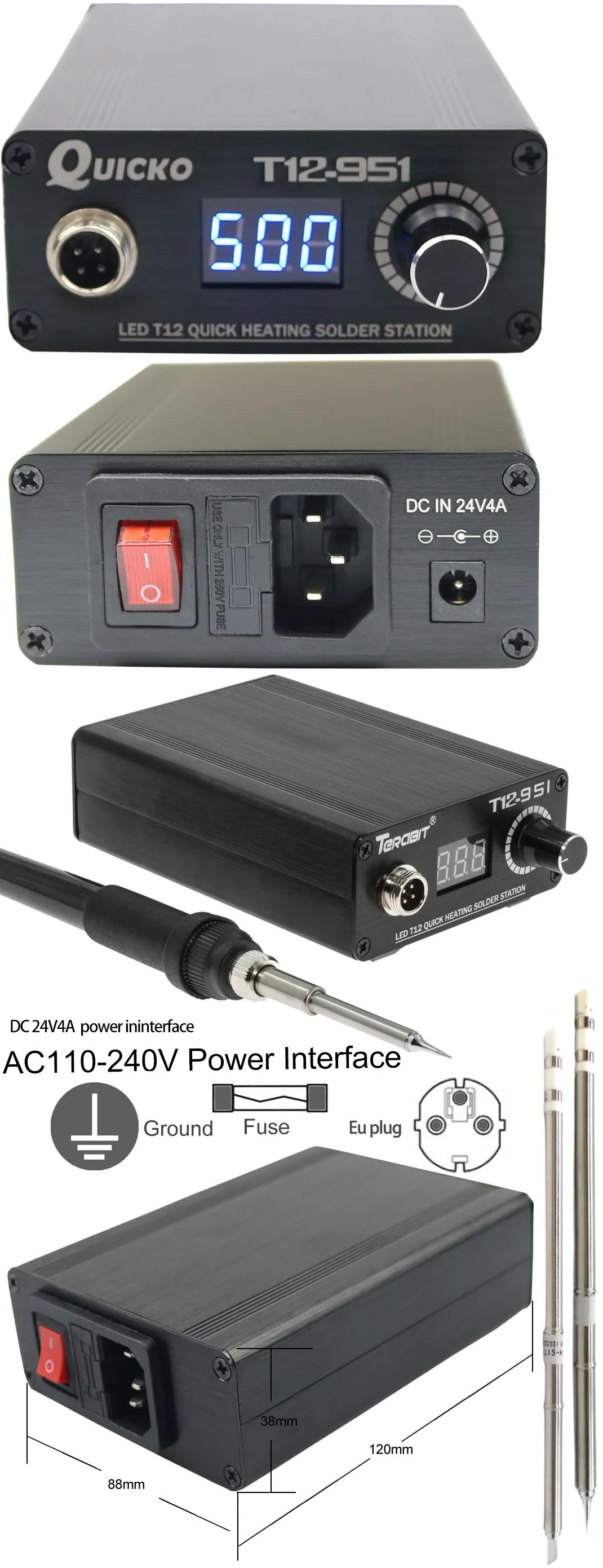 Estacion de soldadura T12-951 con display